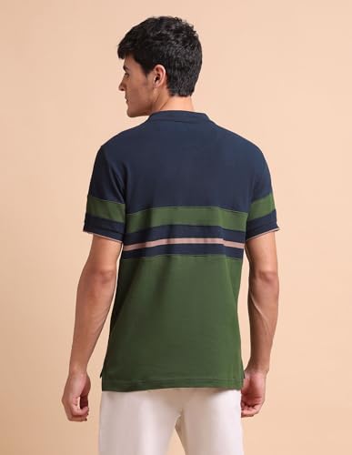 Image of U.S. POLO ASSN. Slim Fit Polo T Shirts for Men - 100% Cotton, Half Sleeves Mens Tshirt
