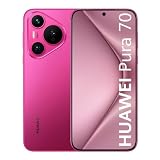 HUAWEI Pura 70 Smartphone, 12+256GB, Instantánea Ultrarrápida, Super Macro, Kunlun Glass, EMUI 14.2, Supercharge de 66W, Batería de 5050mAh, Rosa