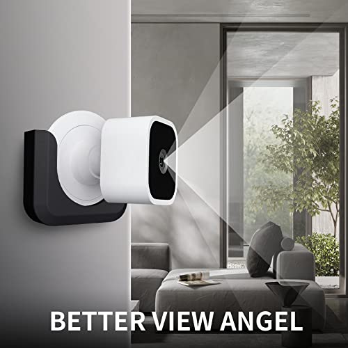 Image of Blink Mini Camera Adhesive Wall Mount Bracket, Strong Adhesive Durable Camera Mount Stand for Blink Mini Indoor Camera, No Drill, No Screws (for Blink Mini-Black)