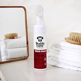 Buddycare Hundepfotenreiniger mit schwarzem Kirschduft, 200 ml – kein Ausspülen, wasserloser Pfotenreiniger für Hunde – sanfte Lösung für schlammige Pfoten, geeignet für alle Rassen – bequem und