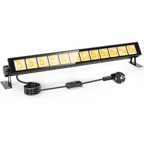 Proyector LED exterior 3000K para terraza y jardín con luz cálida impermeable IP66