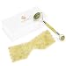 Green Jade Face Care Kit - Anti Aging Eye Mask With Jade Stones For Puffy Eyes and Dark Circles - Gua Sha Facial Jade Roller for Face Lymphatic Drainage - Look Younger and Fresher - Gentle Relaxation
