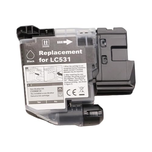 Cartouche encre LC531XL compatible Brother DCP-J1310DW DCP-J1260W noir