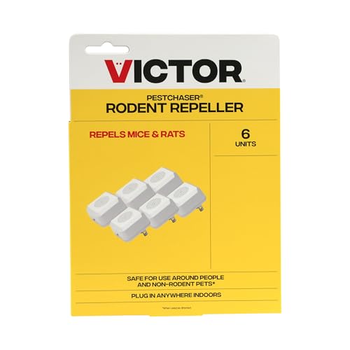Victor M756K Ultrasonic Rodent Repellent with Nightlight