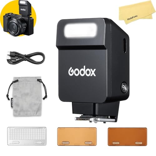 Godox iT22 F iT22-F TTL Fotocamera Flash avec Batterie Lithium 7,4V/300mAh pour Fujifilm Flash Speedlite,Temps de Recharge de 1,5s,700 Flashs à Pleine Puissance,avec Griffe Porte-Accessoire Standard