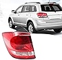 FIONE Tail Lights Assembly Compatible with Dodge Journey 2011 2012 2013 2014 2015 2016 2017 2018 Led Rear Tail Light Lens Brake Lamp with Bulb Left Driver Side LH 68078465AD CH2804105­