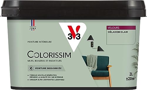V33 Peinture multi-supports Colorissim® Céladon clair Velours 2L