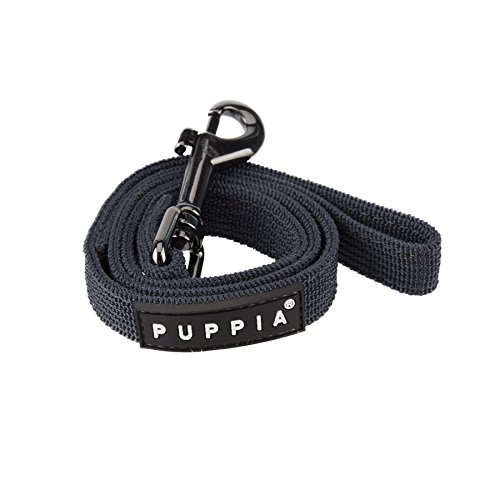 Puppia Authentic Two Tone Lead, Grey, Medium