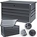 Produktbild Kesser® Metall Auflagenbox 360L abschließbar 2 Schlüsseln Gasdruckfeder Metallaufbewahrungsbox Kissenbox Gartentruhe Gartenbox Gerätebox Garten Aufbewahrungsbox, Anthrazit