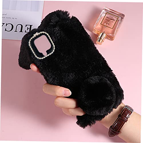 Coque de téléphone couleur noire élégante design cartoon Hemobllo