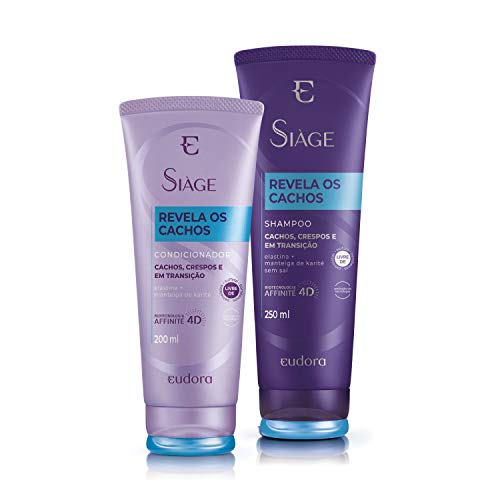 Eudora Kit Siàge Revela Os Cachos Shampoo + Condicionador (Nova Versão)