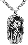 Idea de regalo: usarlo como un amuleto.Es una buena opción para la fiesta, las vacaciones, los viajes y la vida cotidiana.Los collares vikingo son una sorpresa para sus seres queridos en Navidad, cumpleaños, aniversario, celebración, día de San Valentín, bodas, compromiso, felicitaciones, fiesta.