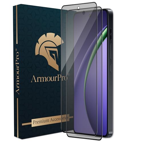 Image of ArmourPro Anti-Glare Matte Tempered Glass for Oppo K13 Turbo Pro, Pack of 2, Anti Fingerprint Screen Protector, 9H Scratch Resistant, Smooth Touch, Full Edge to Edge Coverage