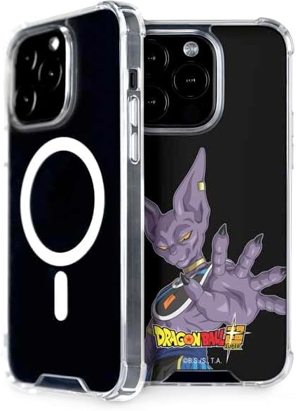 Skinit Phone Case Compatible with MagSafe iPhone 15 Pro - Officially Licensed Dragon Ball Super Vegeta Design