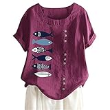 Große Größen T-Shirt; Loses Design, geeignet für Frauen aller Größen.