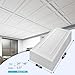Art3d 12-Pack Drop Ceiling Tiles 2x4 Ft, PVC Decorative Ceiling Covering Panels for Basement Kitchen Bathroom, 24x48 Inch, Cover 96 Sq. Ft, Smooth White