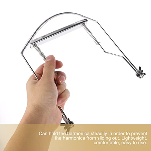 ERINGOGO Supports De Cou Harmonica 10 Trous Support D’harmonica Métal Mains Libres Support De Cou De Harpe Support D… - Les Beatles, Paul McCartney, John Lennon, RIngo Starr, George Harrison ERINGOGO Supports De Cou Harmonica 10 Trous Support D'harmonica Métal Mains Libres Support De Cou De Harpe Support D… – Image 3