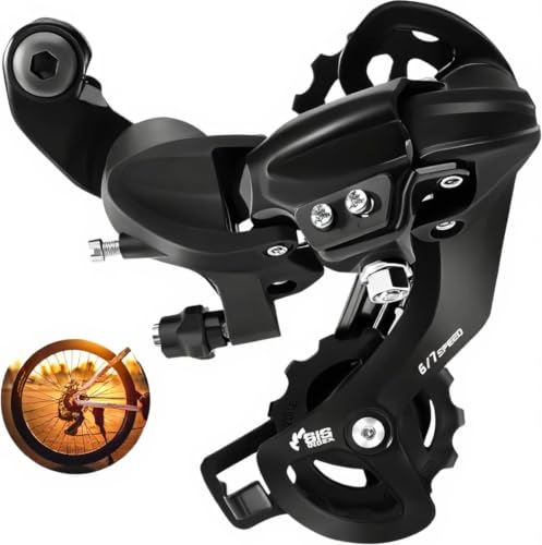 Huazu Rear Derailleur 6/7-Speed for RD-TY300 Mountain Bikes-Smooth Shifting Direct Mount Design