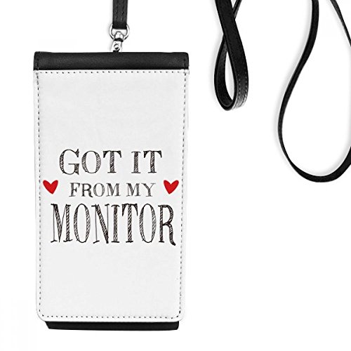 Sac téléphone noir anti-chute en cuir - Pochette suspendue pratique pour smartphone DIYthinker