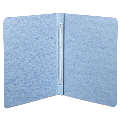Pressboard Report Cover, Prong Clip, Letter, 3″ Capacity, Light Blue