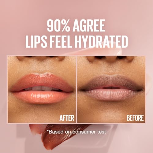 Image of MAYBELLINE New York Lifter Gloss Hydrating Lip Gloss with Hyaluronic Acid, Peach Ring, Sheer Peach, 1 Count