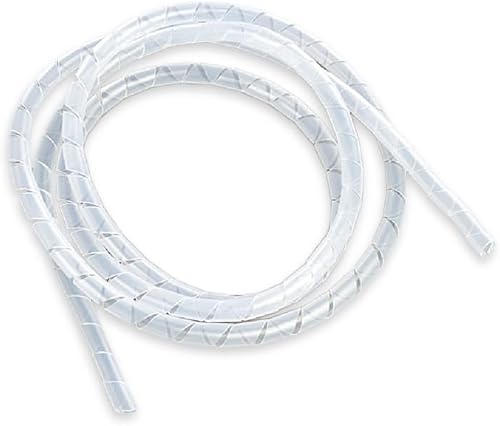 Astrum Spiral Cable Management Wrap 1M, Flexible Wire Organizer Sleeve for Desk, TV & Office Cable Routing – CO010