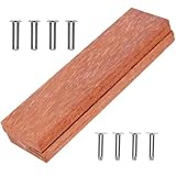 NESTINGHO Ergonomischer Holzgriff Ersatz für Küchenmesser Cutter 1 Satz mit Rutschfester Oberfläche und Bequemem Griff für Einsatz in Küche