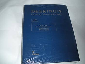 Paperback Deering's California Desktop Code Series, Civil Code, Code of Civil Procedure, Evidence Code, Rules of Court 4-in-1 Volume 2016 Edition Book