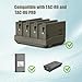 DCDG 4 Port Battery Charger Compatible with Reveal Lithium Cartridge, 5V/2A Reveal Lithium Battery Charger