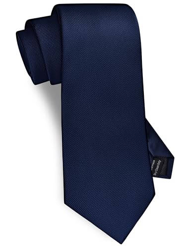 GUSLESON Classic Men's Solid Color Necktie with Box