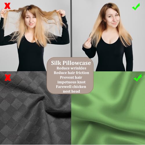 Image of Ear Piercing Pillow for Side Sleepers with Ear Hole, Donut Pillow for Ear with Silky Pillowcase for CNH and Ear Pain Inflammation Pressure Sores Piercing, Ear Guard Pillow (Light Green)