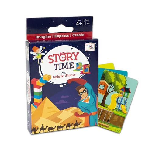 Story Time Travel Card Game by TrunkWorks | Family Friendly | for Ages 4 5 6 7 8 Years | Tell Stories; Develop Imagination Language Skills