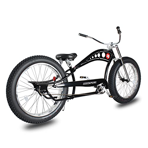 Bicicleta playera Vancouver de 26", 1 velocidad, con marco de acero Hi-Ten, para adultos, color negro mate miniatura 3