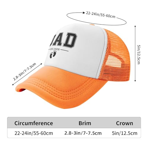 Gorra Dad Est 2026 Trucker para Hombre Negra miniatura 6