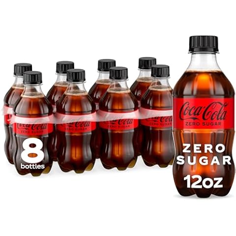 Coca Cola Zero Sugar, 12 Fl Oz Bottles, 8 Pack Cover