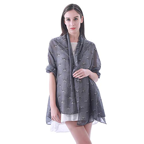 Staffordshire Bull Terrier Dog Print Women's Scarf Shawl Wrap Lightweight4