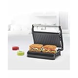 BOROSIL Meta Prime Grill Sandwich Maker (SILVER CLOUD, FREE SIZE)