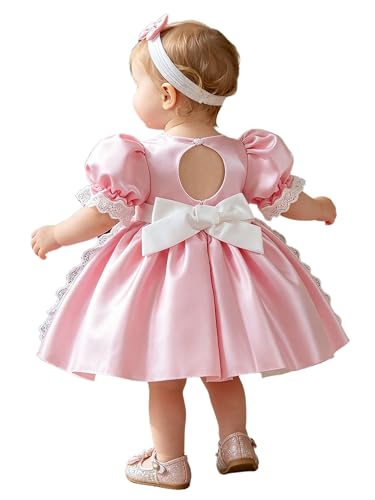 Disfraz de princesa de niña cómodo con encaje con volantes para eventos 2