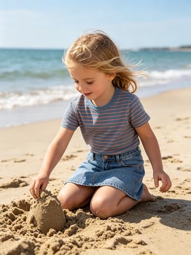 Image of AIWUHE Toddler T Shirts Cotton Summer Tshirts Boys Girls Short Sleeve Tee Tops Casual Graphic Clothes Crew Neck Shirts 2-6Y