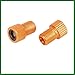 Motoforti Orange French to American Bike Valve Adapter Inflate Tire Using Standard Pump Air Compressor 4pcs Long-Lasting