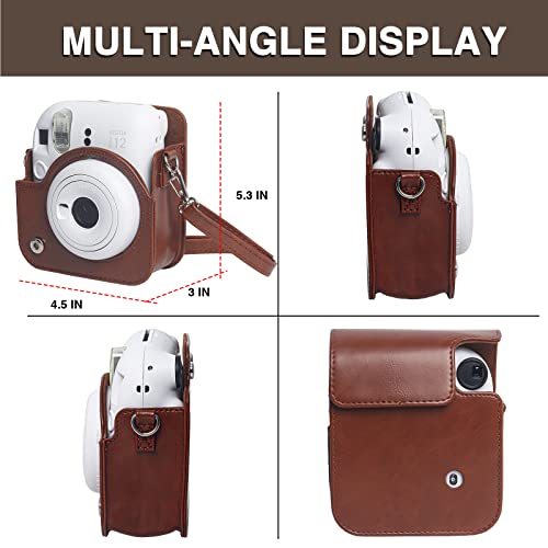 Funda Protectora para Cámara Instax Mini 12 Marrón miniatura 4