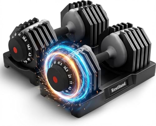 Restland Adjustable Dumbbell Set (25-60LB)