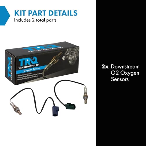 Sensor de oxígeno TRQ set de 2 piezas compatible con Nissan Altima miniatura 2
