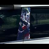 1Pc Waterproof Joker Cp Pet Decals Car Stickers Auto B Pillar Funny Decoration Cover Scratches Sunscreen Car Doors Pillar Trim
