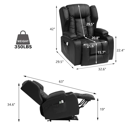 Sillón eléctrico reclinable levantapersonas moderno miniatura 2