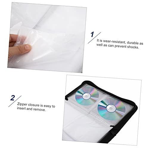 FRCOLOR 1Pc Pano Oxford Saco De CD Sacos De Armazenamento Para Viagem De Couro Bolsas De Couro Supor