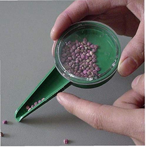 Byfri 2pcs Dispenser Sower Planter Seed Dial Adjustable Size Disseminator Sower Starter Seeder Gardening Tools