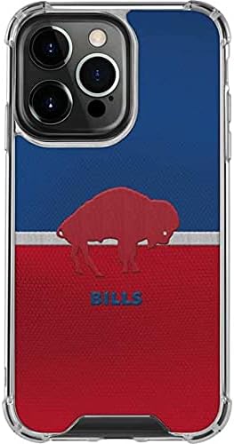 Skinit Clear Phone Case Compatible with iPhone 13 Pro - Officially Licensed NFL Buffalo Bills Vintage Design