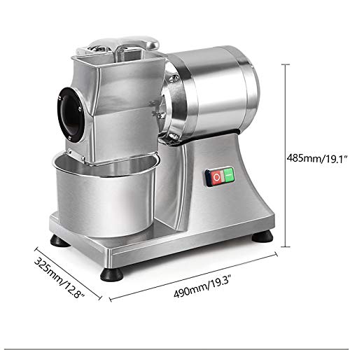Cheese-Grater-550W075HP-110V-Commercial-Electric-Rotary-Cheese-Grater-Stainless-Steel-Cheese-Grinder-88-Pounds-Per-Hour-Butter-Bread-Bran-Shredder-Large-Cheese-Grating-Machine