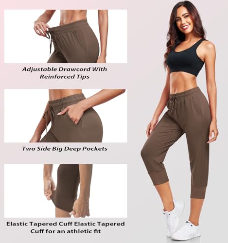 DHSO 3 Pack Sweatpants for Women-Womens Joggers with Pockets Athletic Leggings for Workout Yoga Running Pants Trousers3